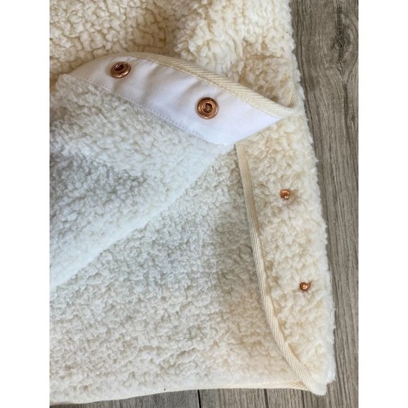 Xersion - Women's Super Soft Fleece Mock Neck Pullover Sweater - White - Medium - Picture 11 of 14